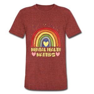 Mental Health Matters - Rainbow - heather cranberry
